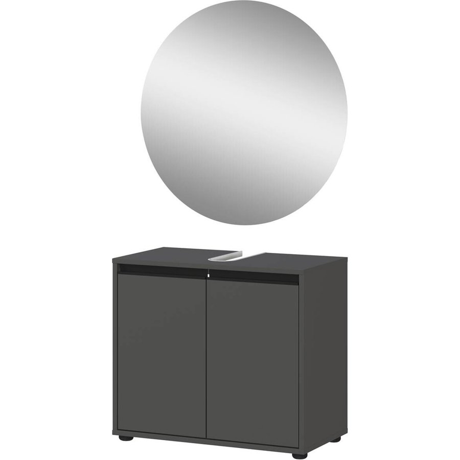 Badezimmer-Set 9941-547 Graphit