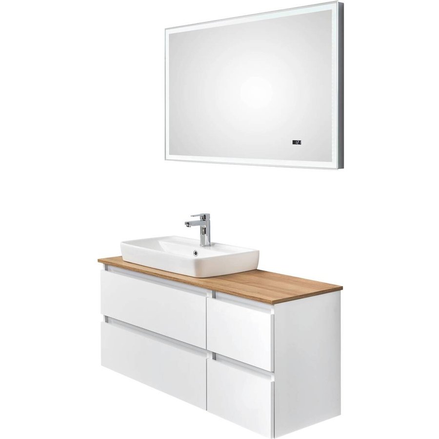Badezimmer-Set Quickset 360 weiß glanz