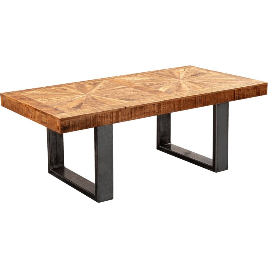 Couchtisch natur grau lackiert