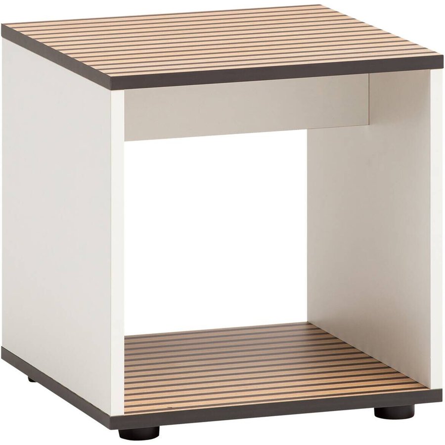 Hocker Katta weiß Lack matt