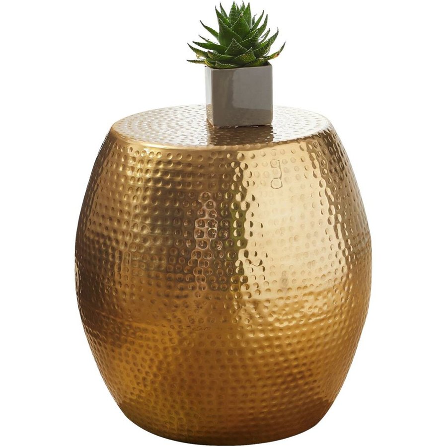 Beistelltisch gold Aluminium