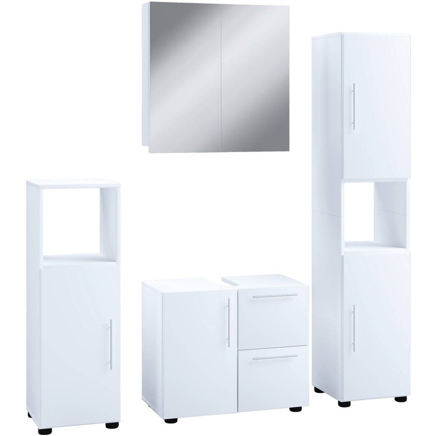 Badezimmer-Set Flandu weiß