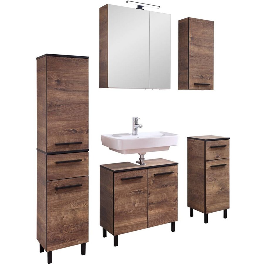 Badezimmer-Set Quickset 374 Eiche Ribeck Nachbildung