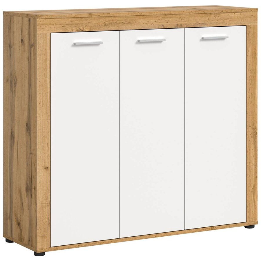 Schuhschrank JAM Eiche Wotan Nachbildung weiß