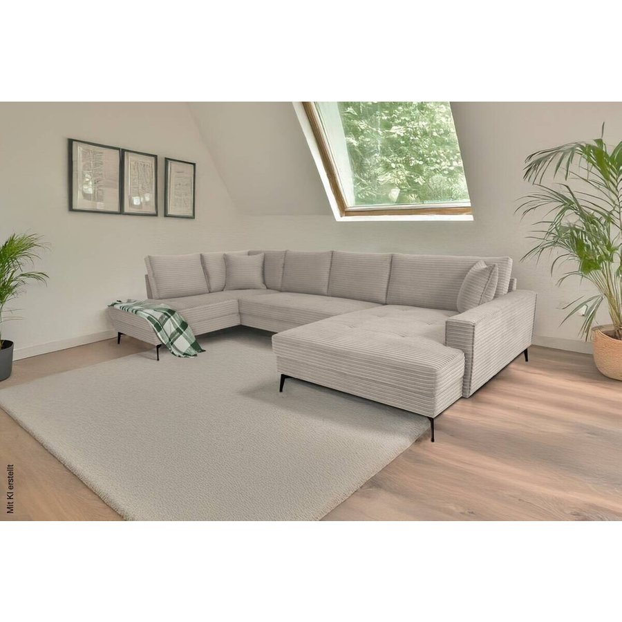 Wohnlandschaft Zero stone Microfaser