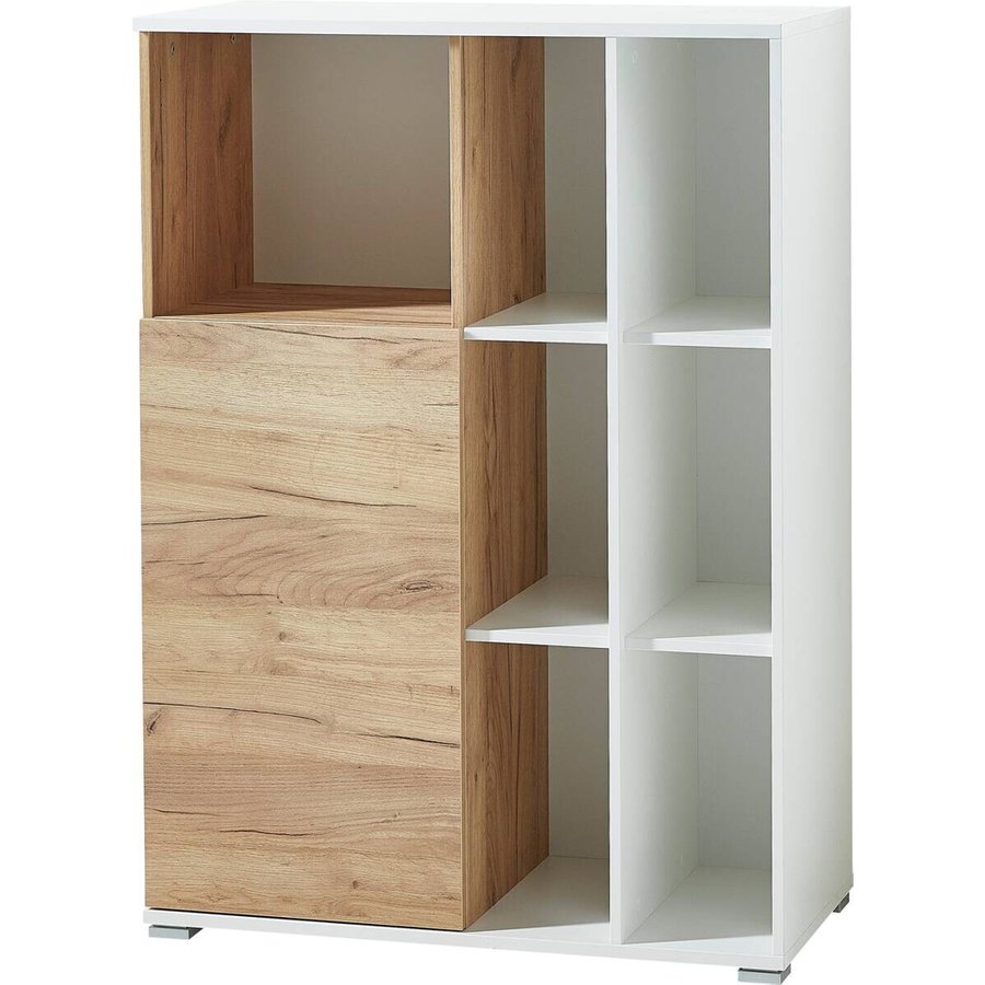 Aktenschrank 4195-513 weiß Eiche Navarra Nachbildung