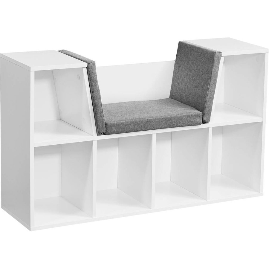 Regal weiß grau