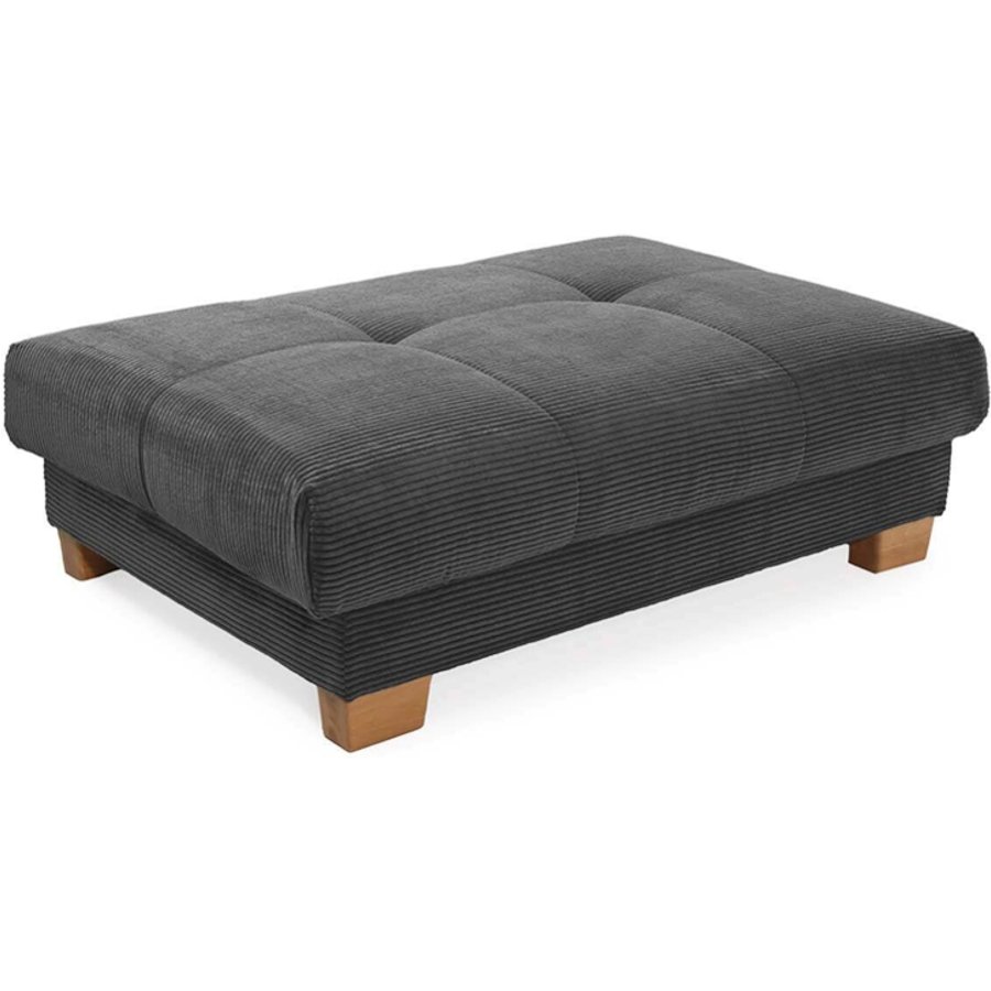 Hocker grau Microfaser