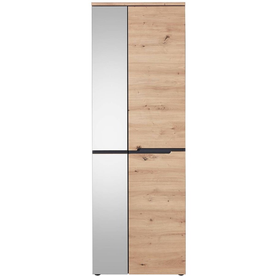 Garderobenschrank Memphis Eiche Artisan Nachbildung Graphit