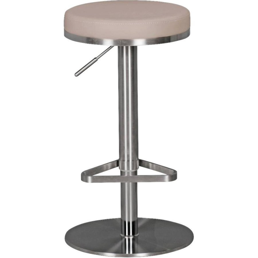 Barhocker beige Kunstleder