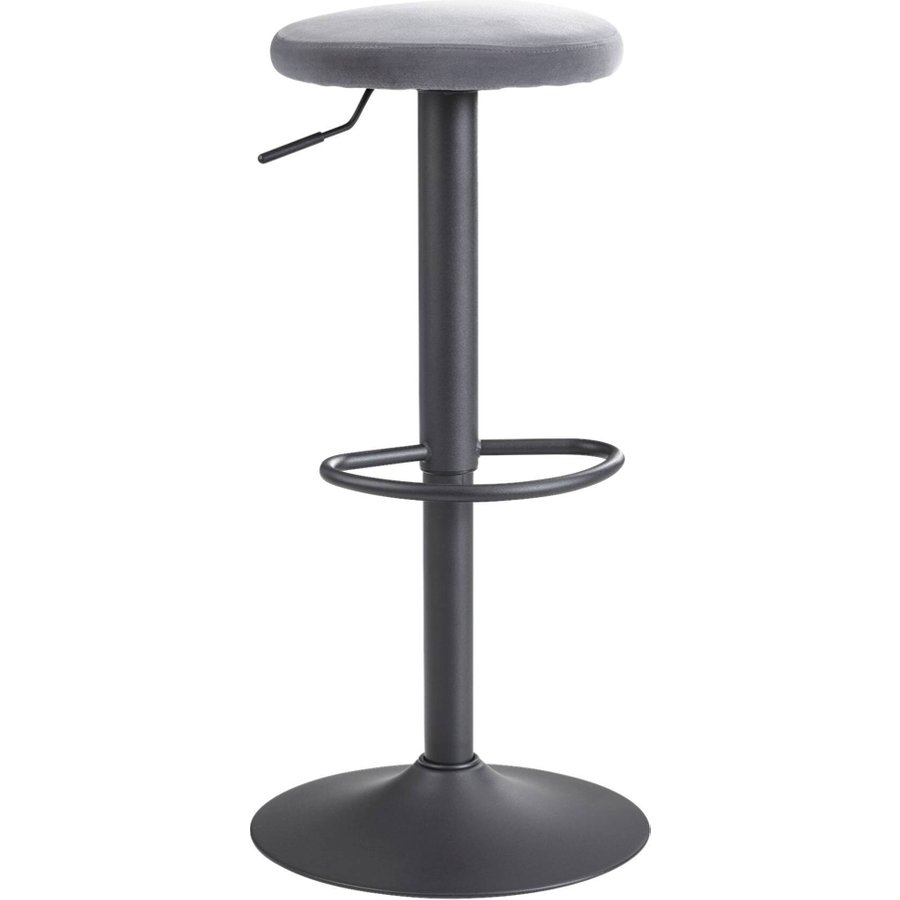 Barhocker grau Polyester