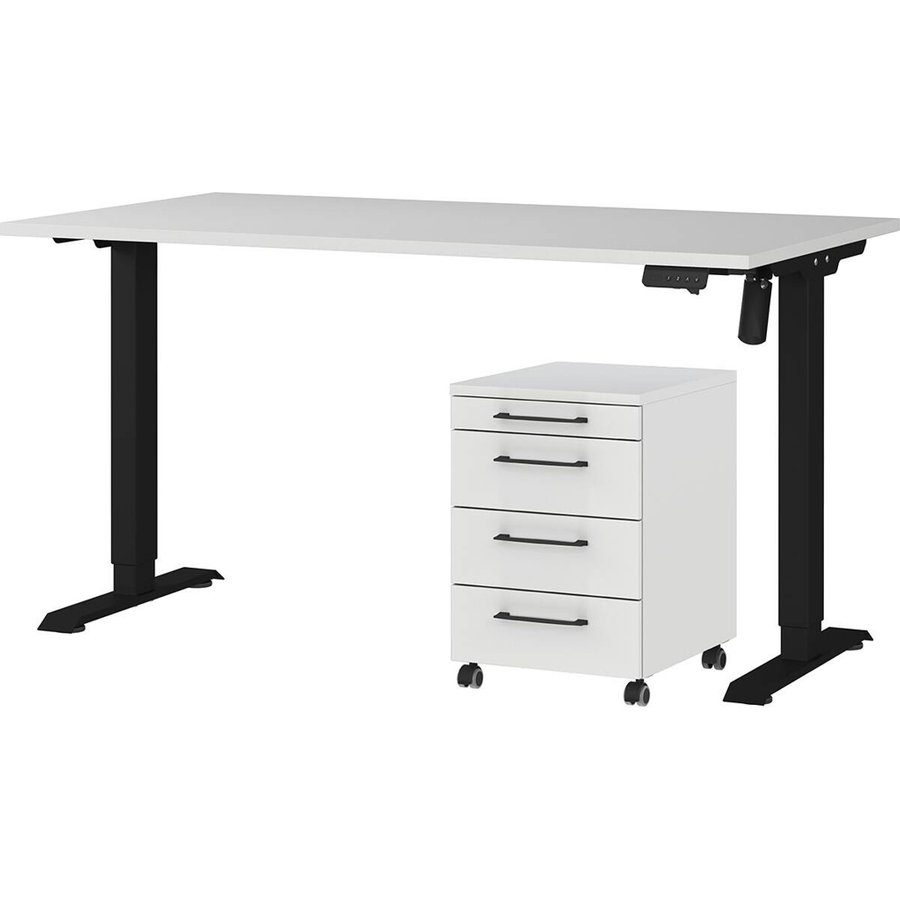 Büro-Sets 9749-581 Lichtgrau schwarz