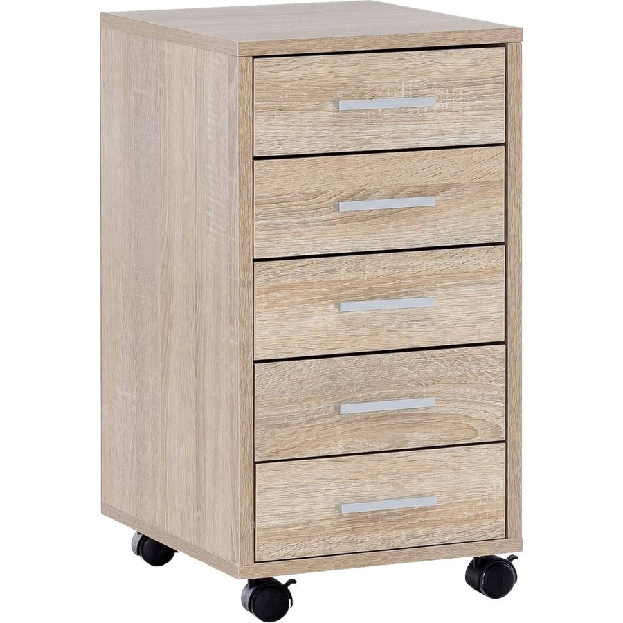 Rollcontainer braun Spanplatte