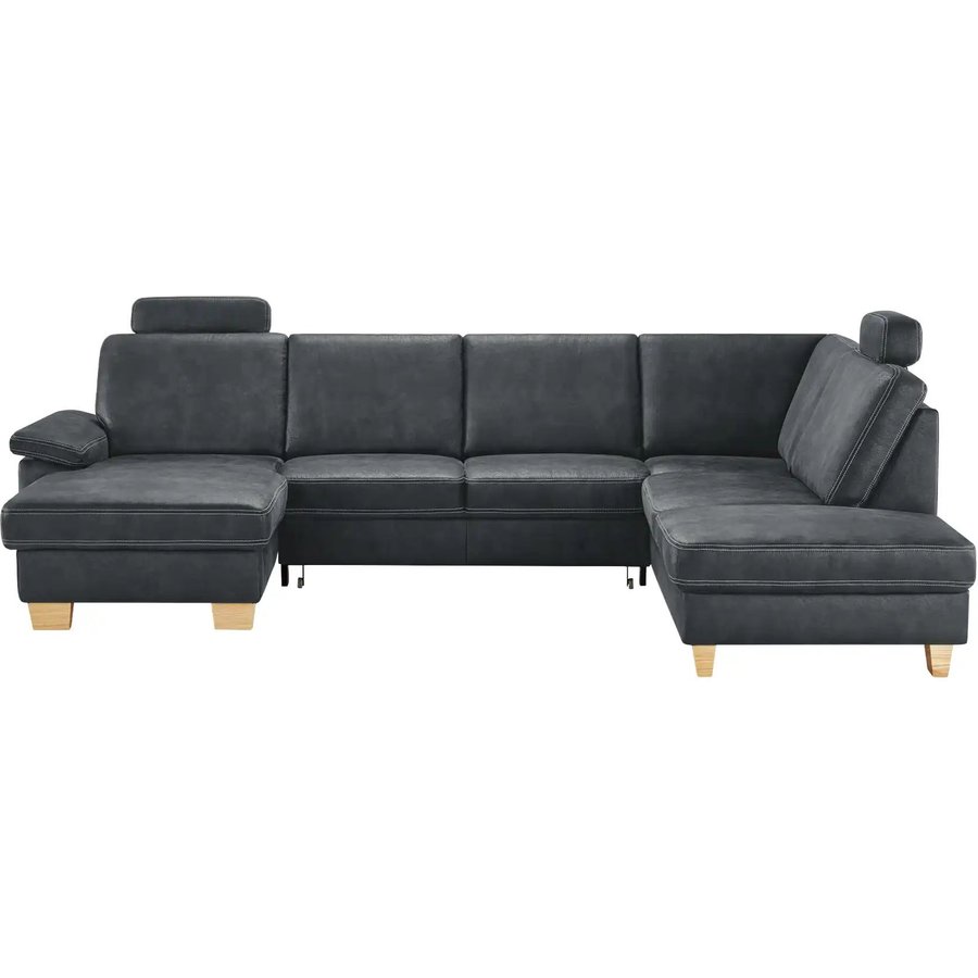 meinSofa Wohnlandschaft Kunstleder Samu, blau