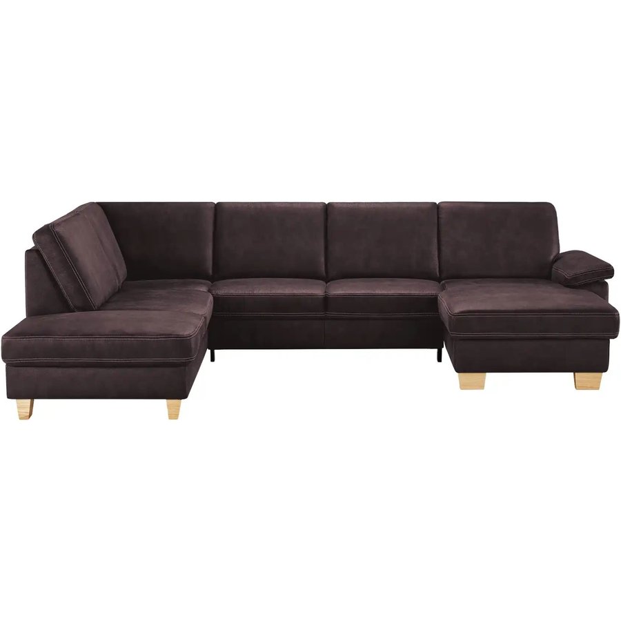 meinSofa Wohnlandschaft Kunstleder Samu, rot