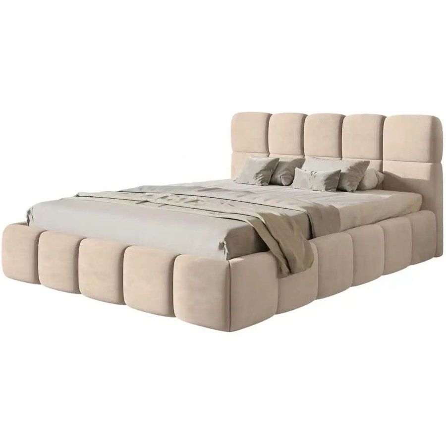 Selsey Polsterbett mit Lattenrost Cloudy, beige