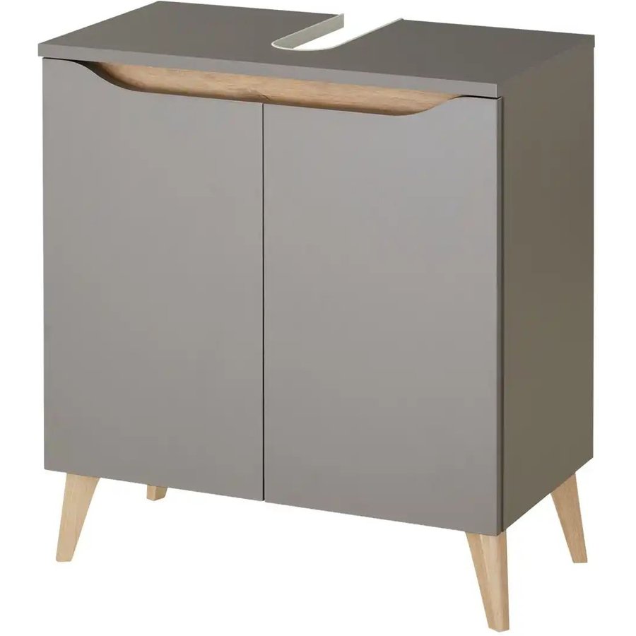 Waschbeckenunterschrank Capri, grau