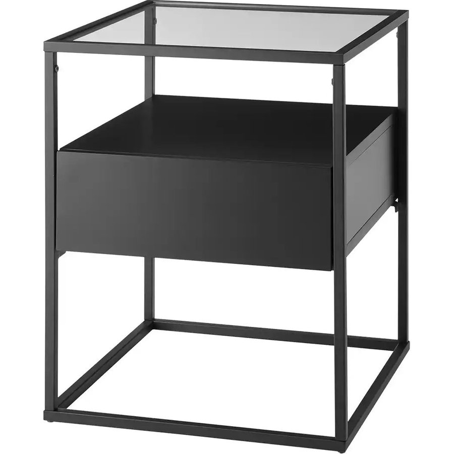 Beistelltisch Lamia, schwarz