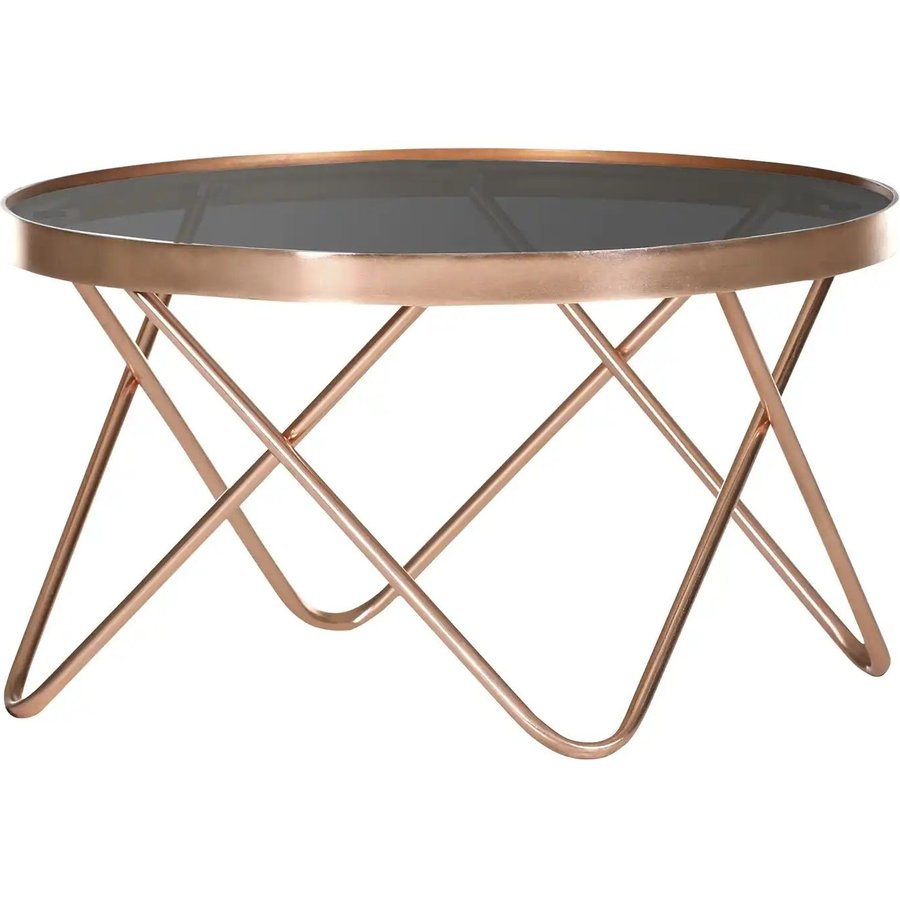 Couchtisch Shine, kupfer