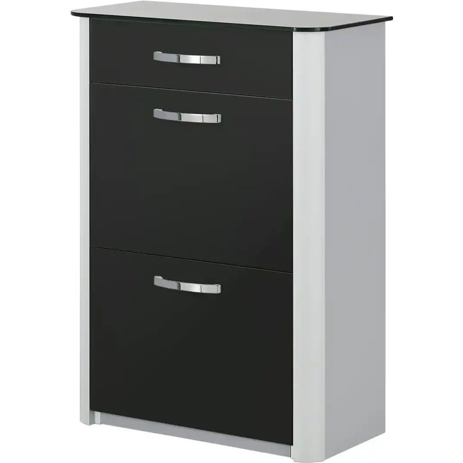Schuhschrank Juno, schwarz
