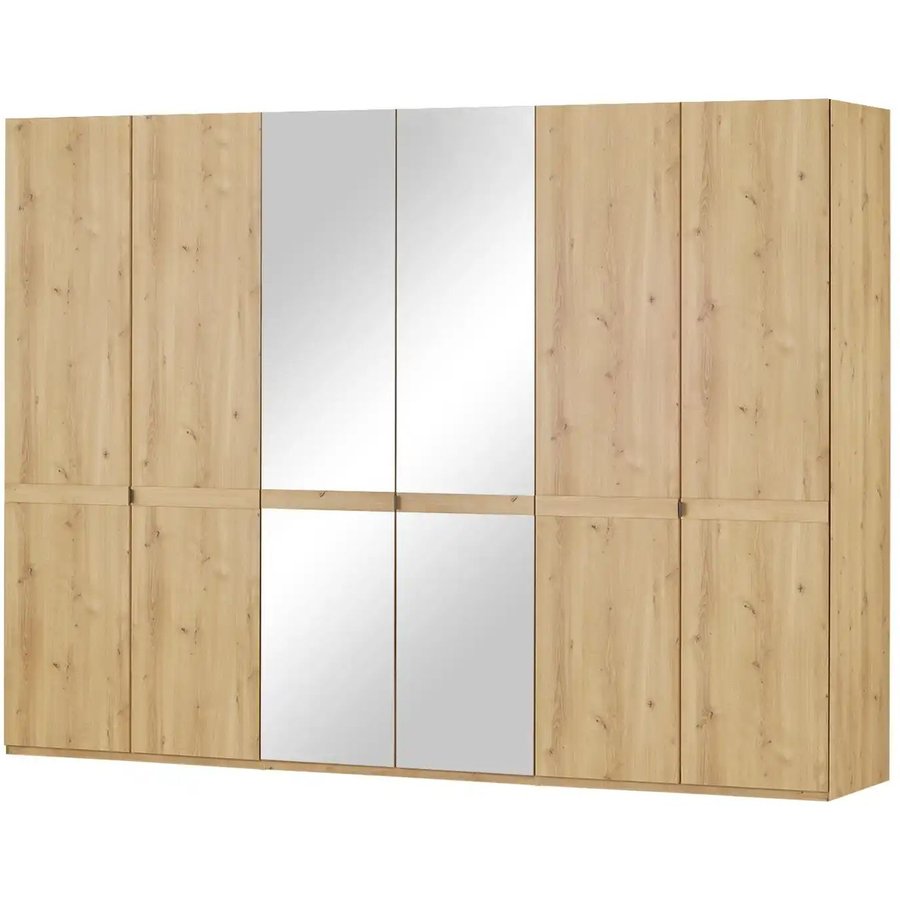 Primo Drehtürenschrank 6-türig, holzfarben