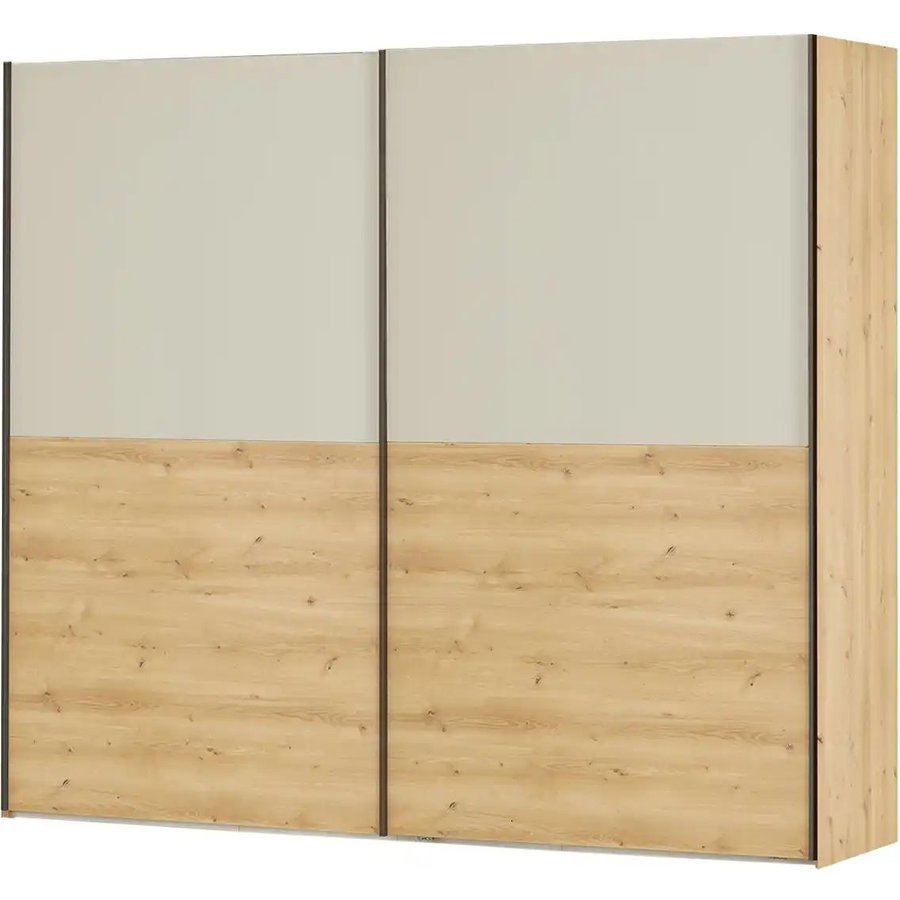 Primo Schwebetürenschrank 2-türig, holzfarben