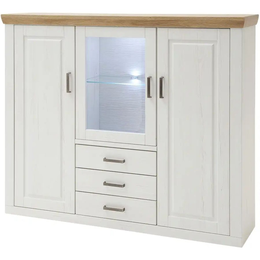 maison bleue Highboard Xanten, weiß