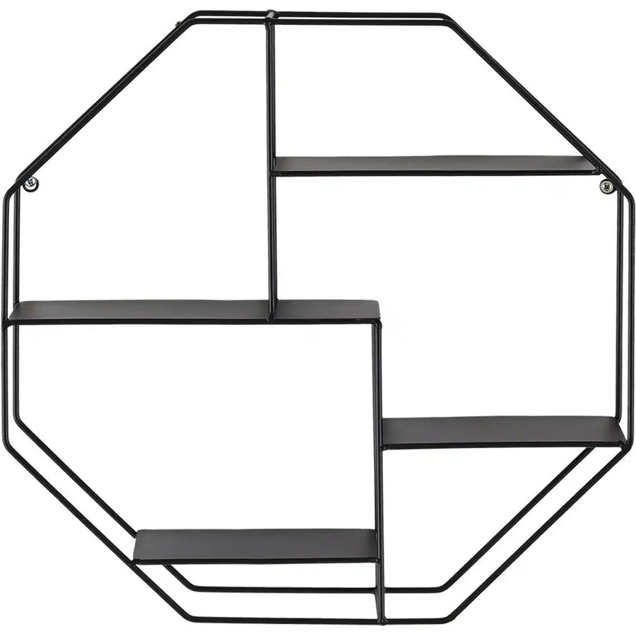 Wandregal, schwarz