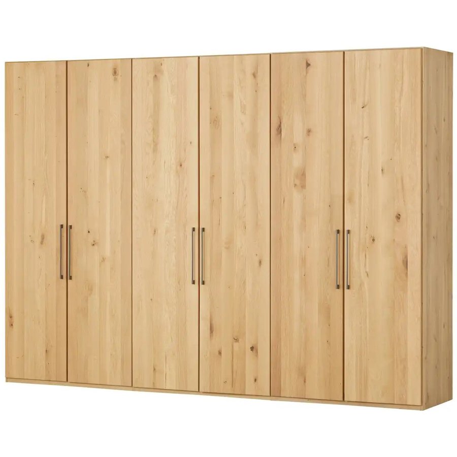 Woodford Drehtürenschrank 6-türig teilmassiv Smilla, holzfarben