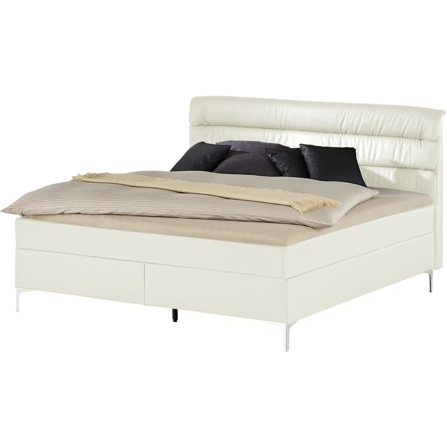 Boxspringbett Lina, weiß