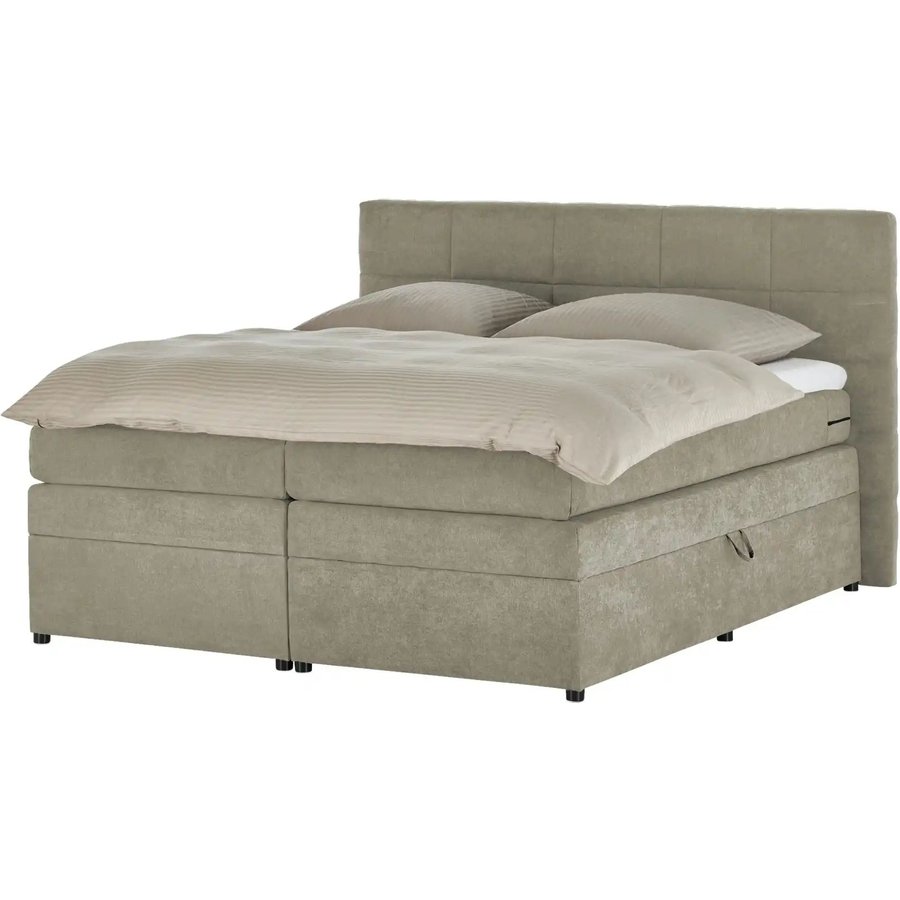 Boxspringbett Tacoma, beige
