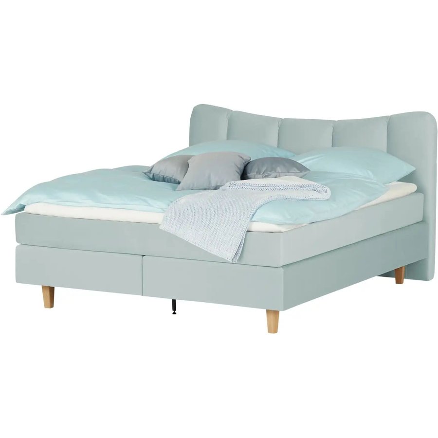 Boxspringbett Dalur, blau