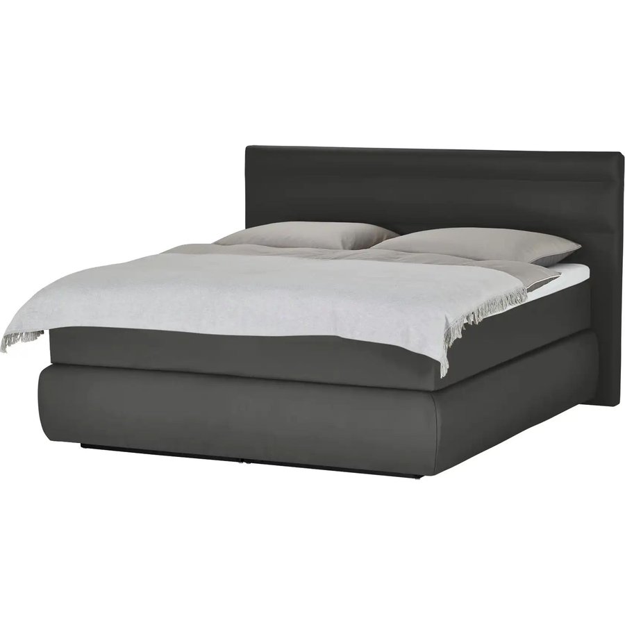 Wohnwert Boxspringbett Dormian Bolge High, grau