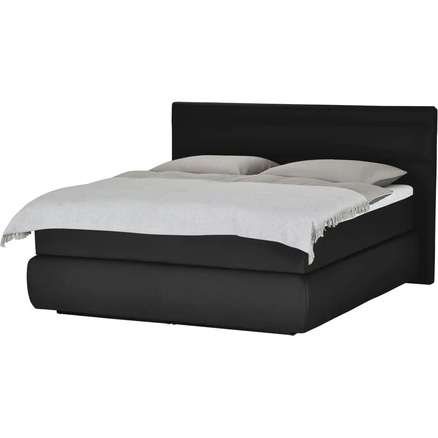 Wohnwert Boxspringbett Dormian Bolge High, schwarz