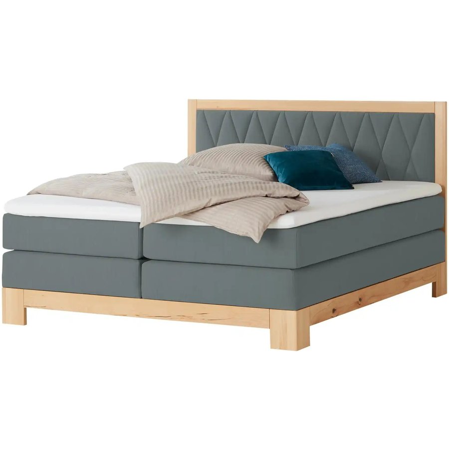Switch Refresh Boxspringbett teilmassiv Endo, grau