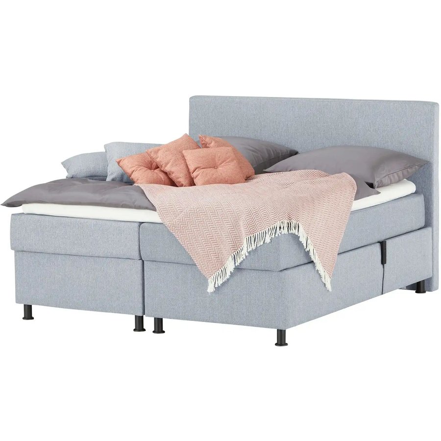 Wohnwert Motor-Boxspringbett Dormian Boro Motor, grau