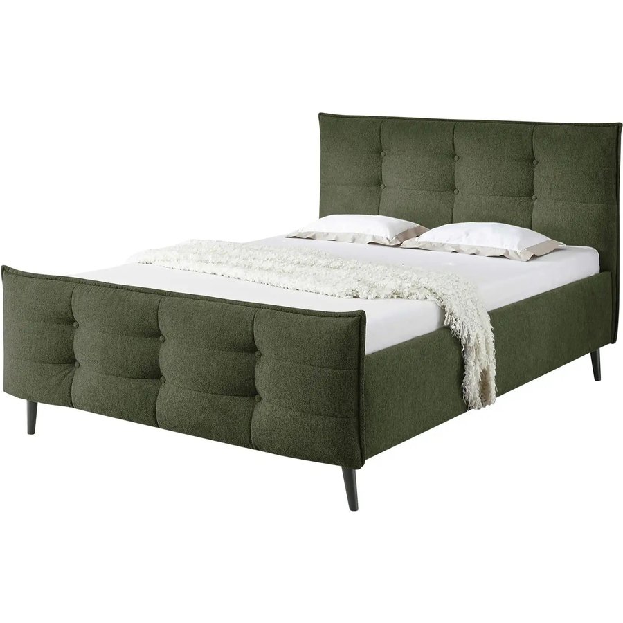 meinBett Polsterbettgestell Mariano B, grün