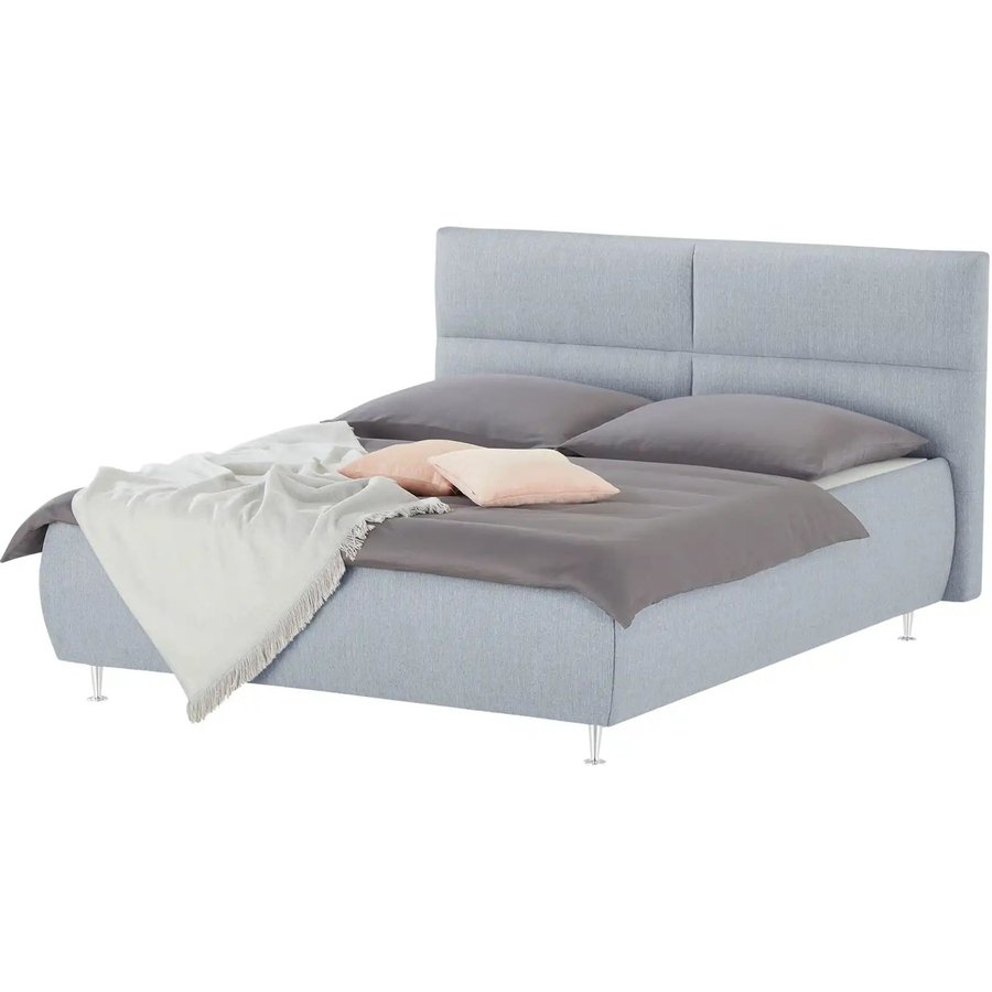 meinBett Polsterbettgestell Fara, grau