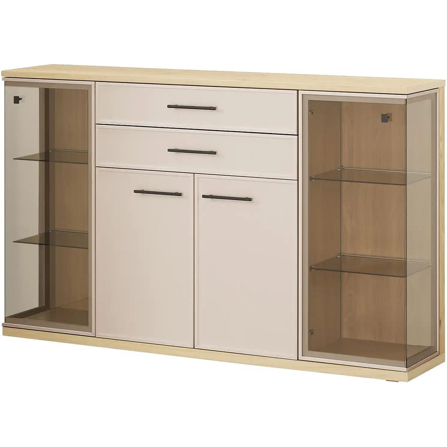 Wohnwert Highboard Carré, creme