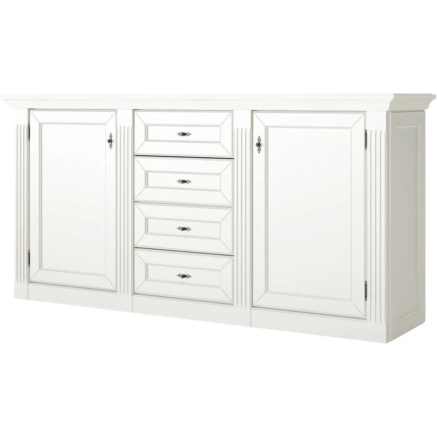maison bleue Sideboard Petit Chalet, weiß