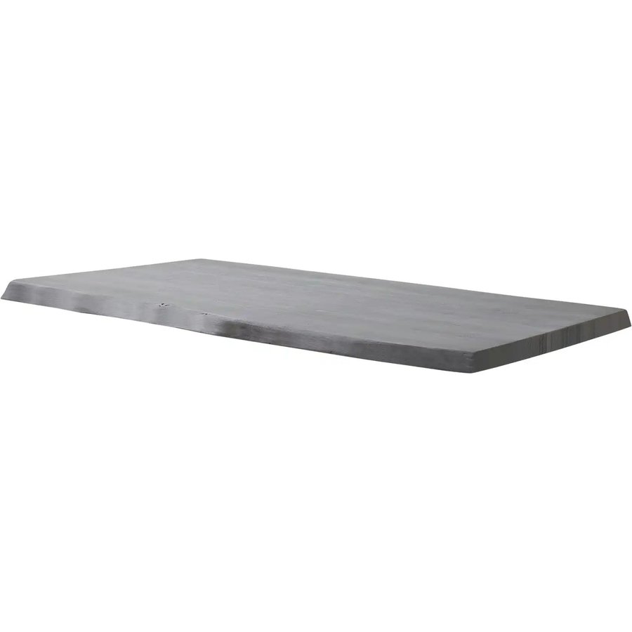 Dine + Mine Tischplatte mit Baumkante SigNature One, grau