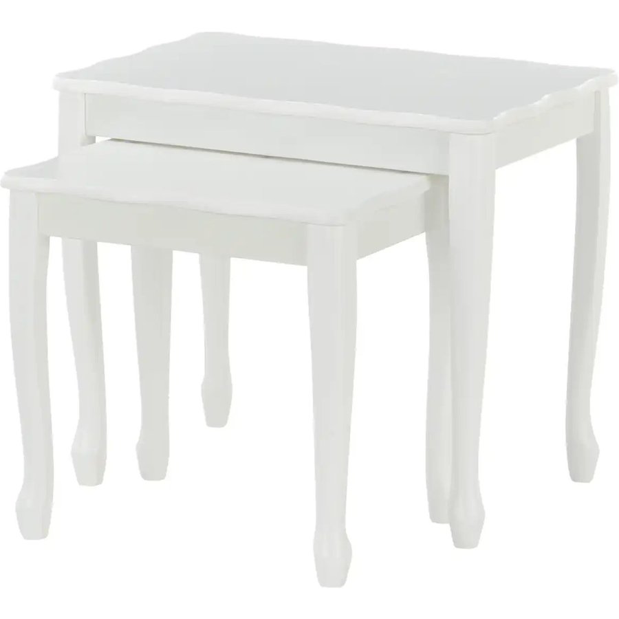 Beistelltisch 2er Set, weiß