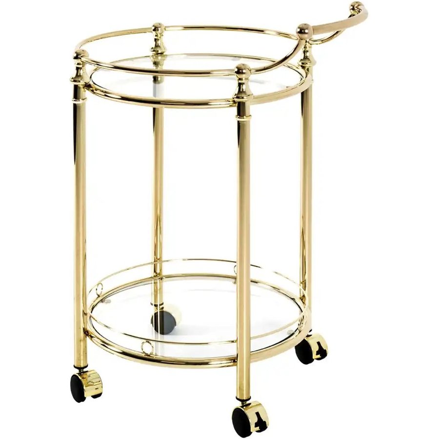 Servierwagen Halver, gold