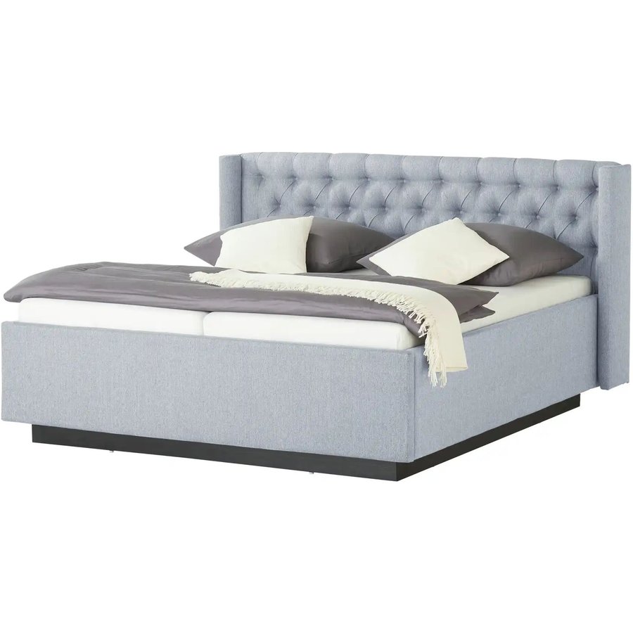 meinBett Polsterbettgestell Eyra, grau