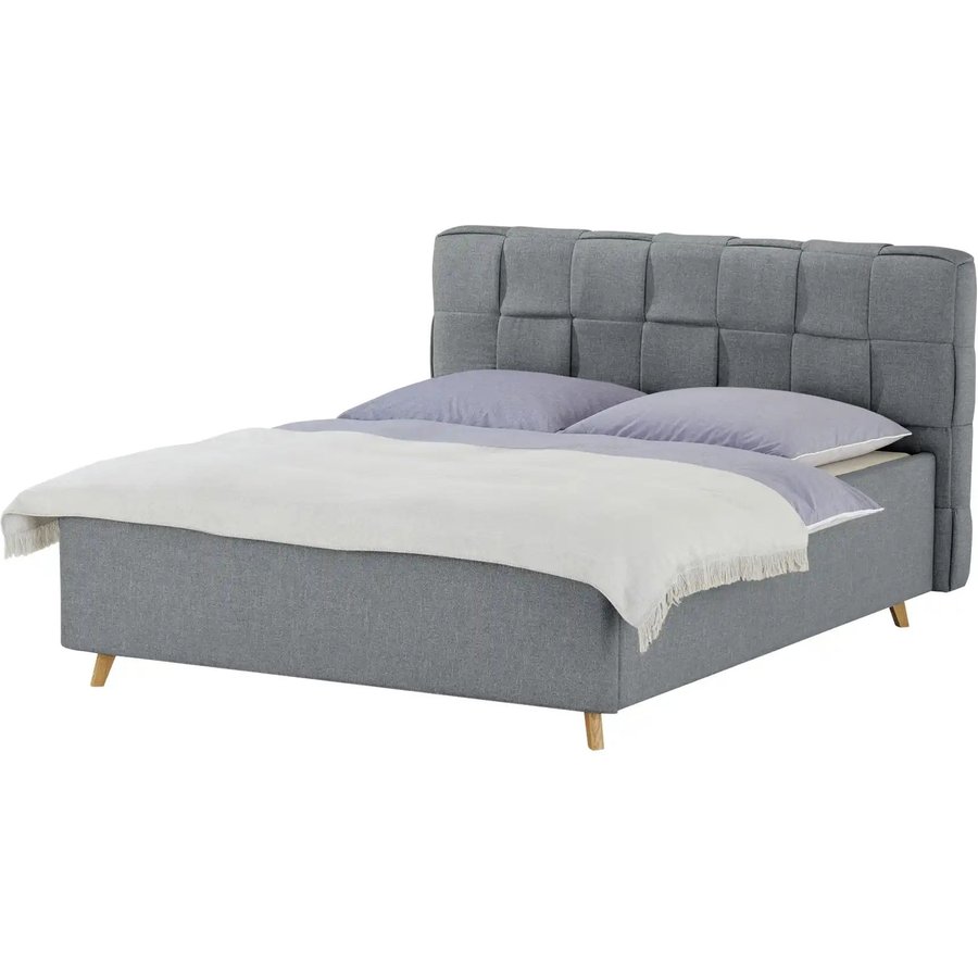 meinBett Polsterbettgestell Veifa, grau