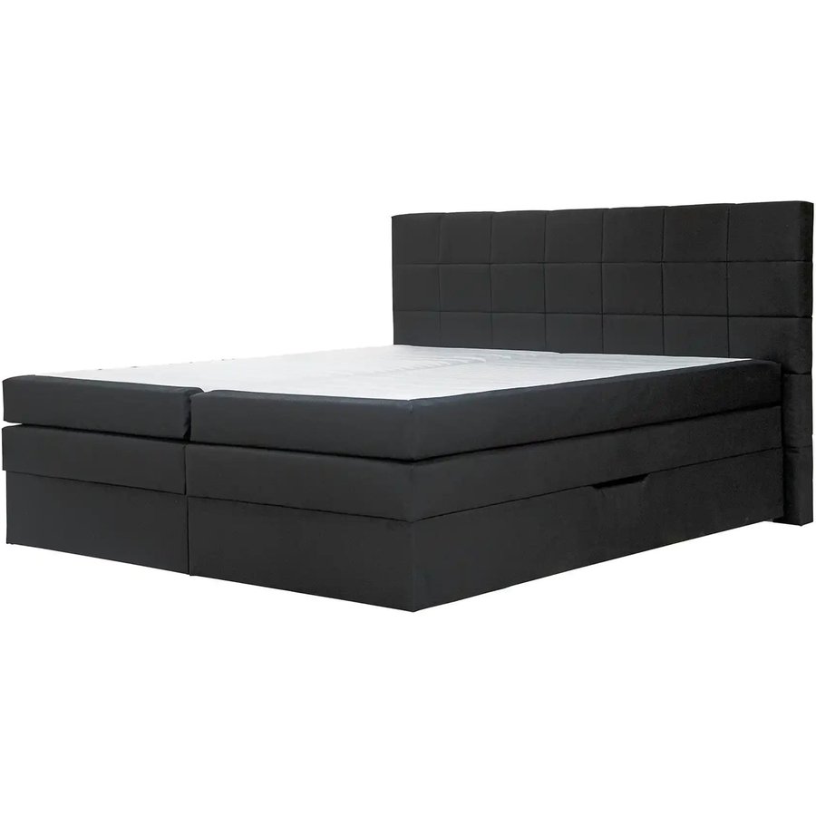 Boxspringbett Vito, schwarz
