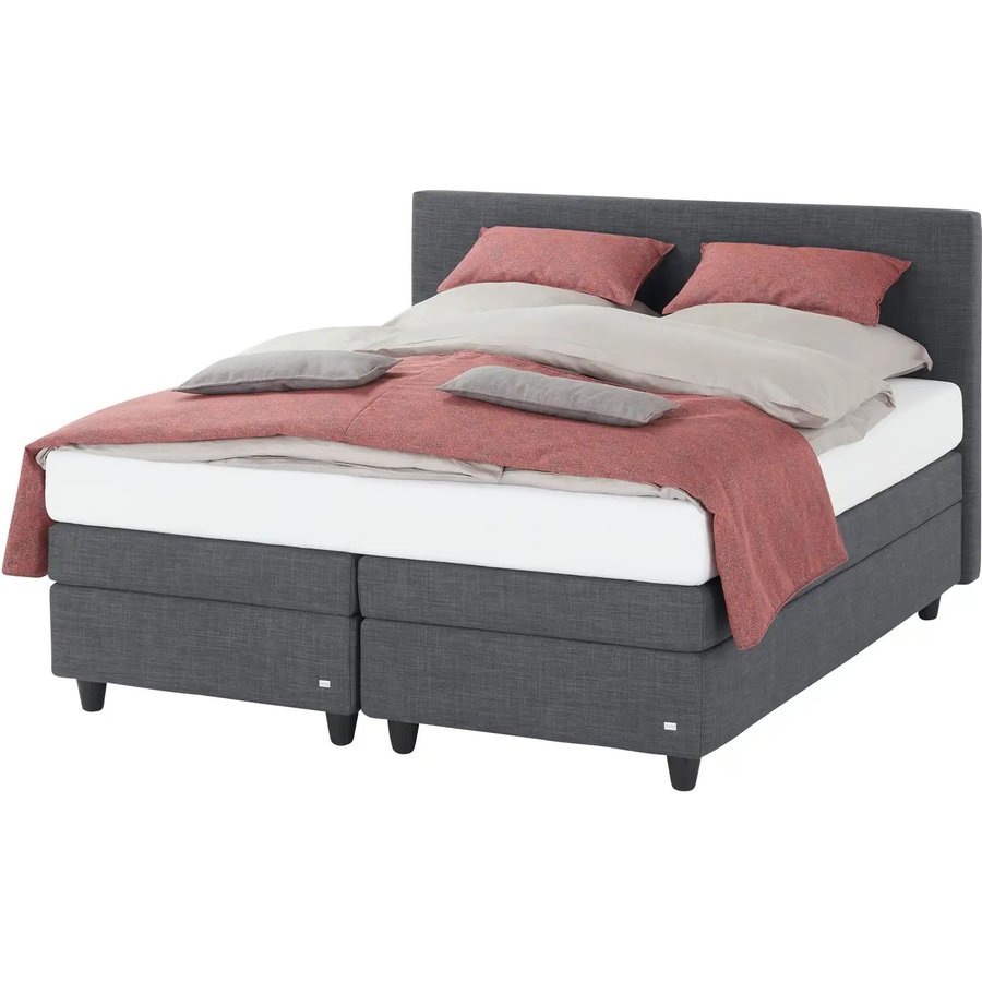 RUF Boxspringbett Verena, grau
