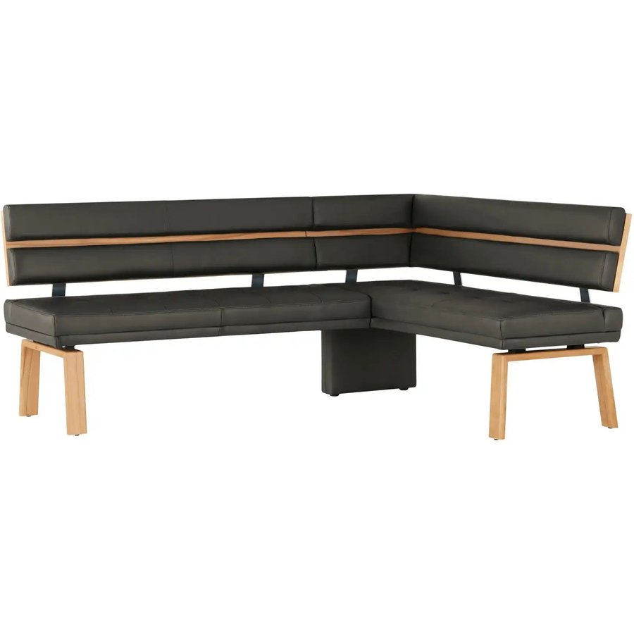 Eckbank Leder Canto III, braun
