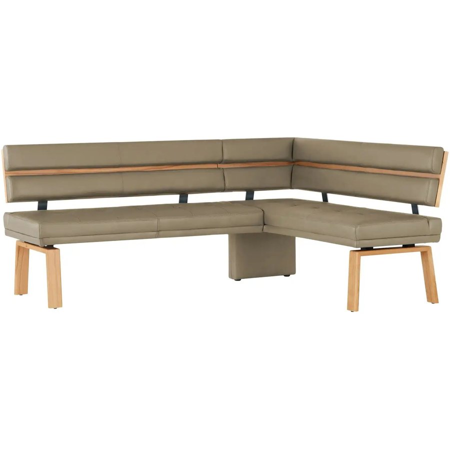 Eckbank Leder Canto III, braun