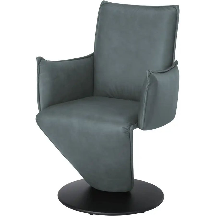 Leder-Drehstuhl Drive, blau